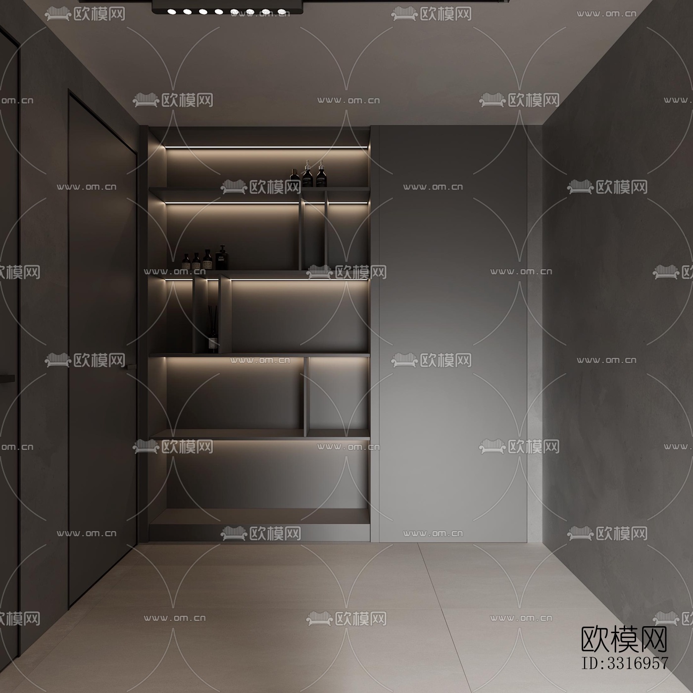 现代客厅效果图下载（渲染图6）