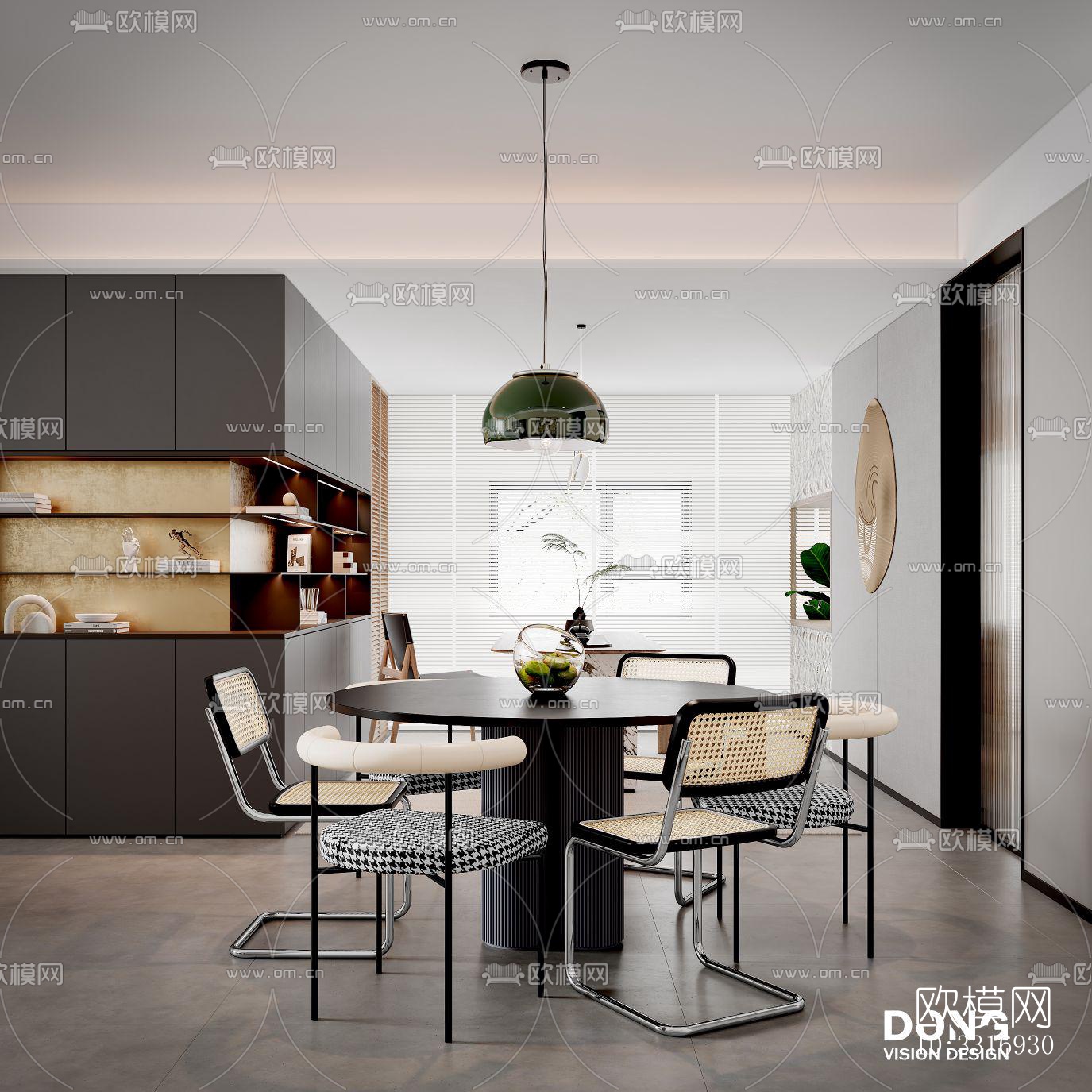 现代客厅效果图下载（渲染图2）