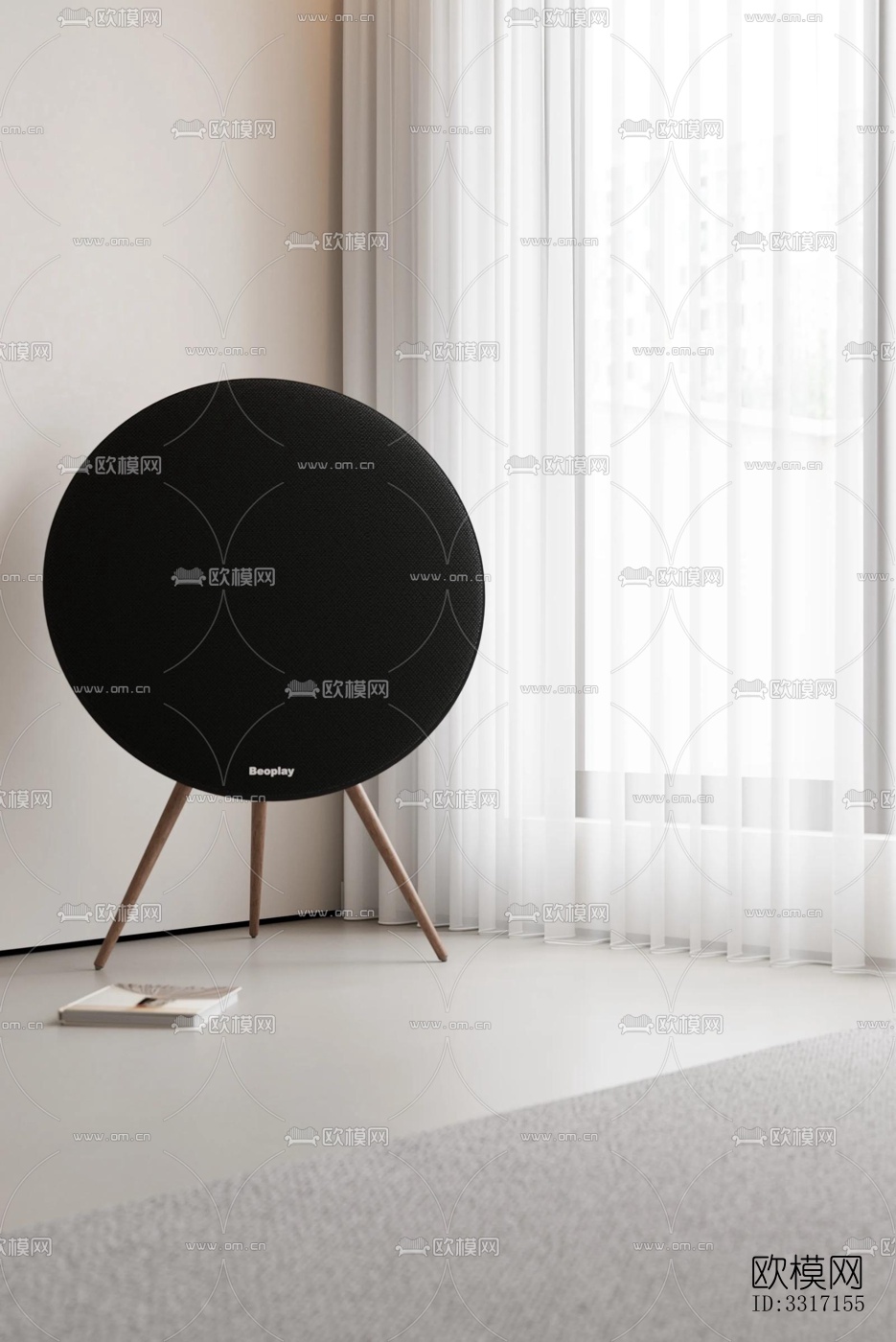 现代客厅效果图下载（渲染图1）