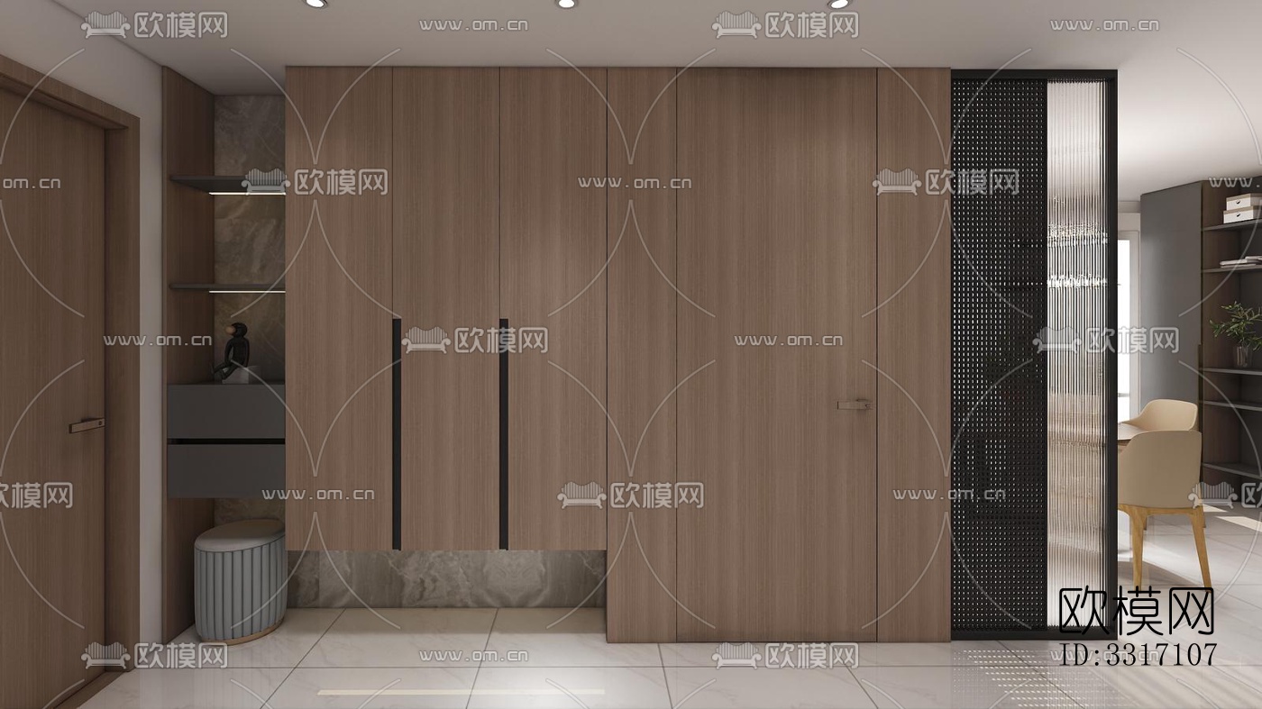 现代客厅效果图下载（渲染图5）