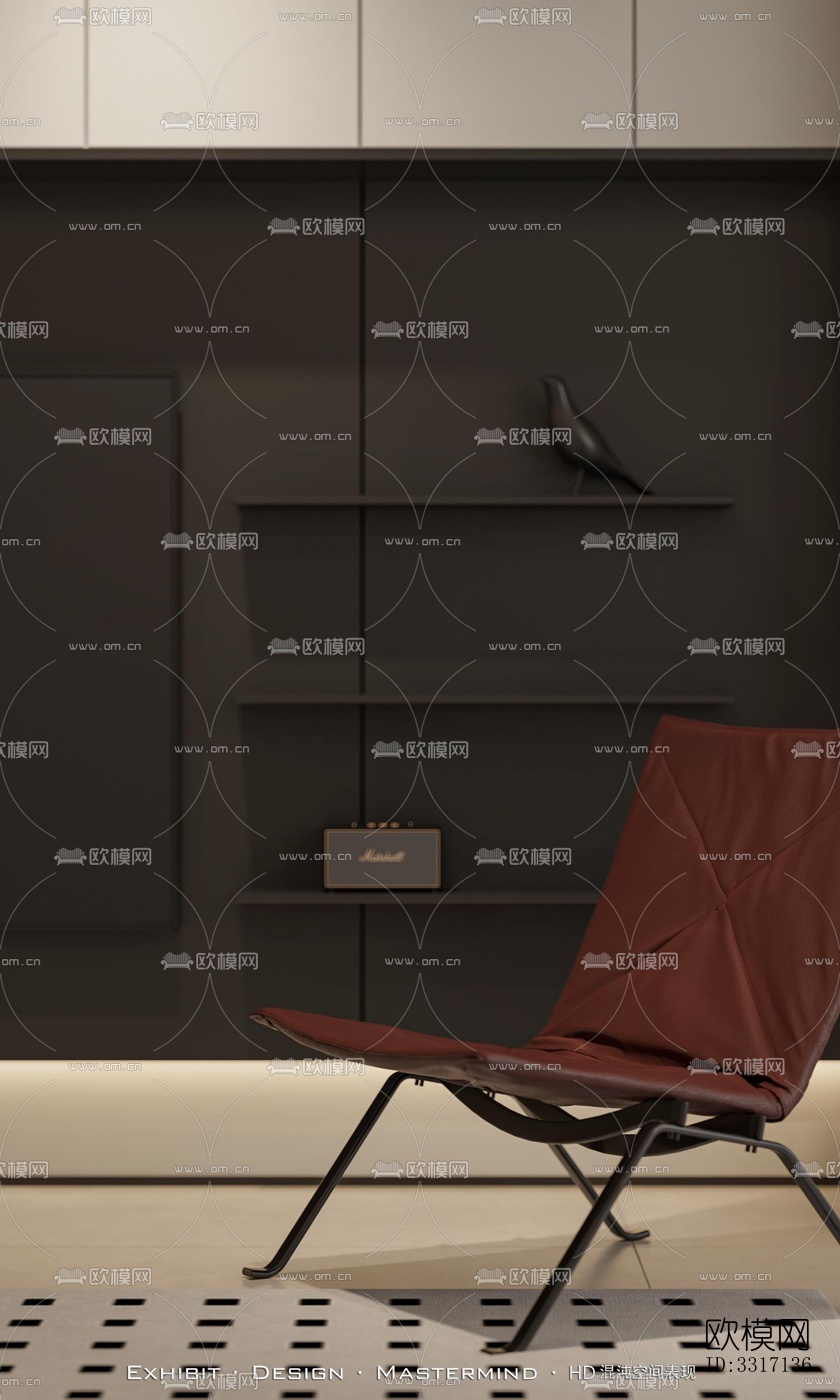 现代客厅效果图下载（渲染图5）