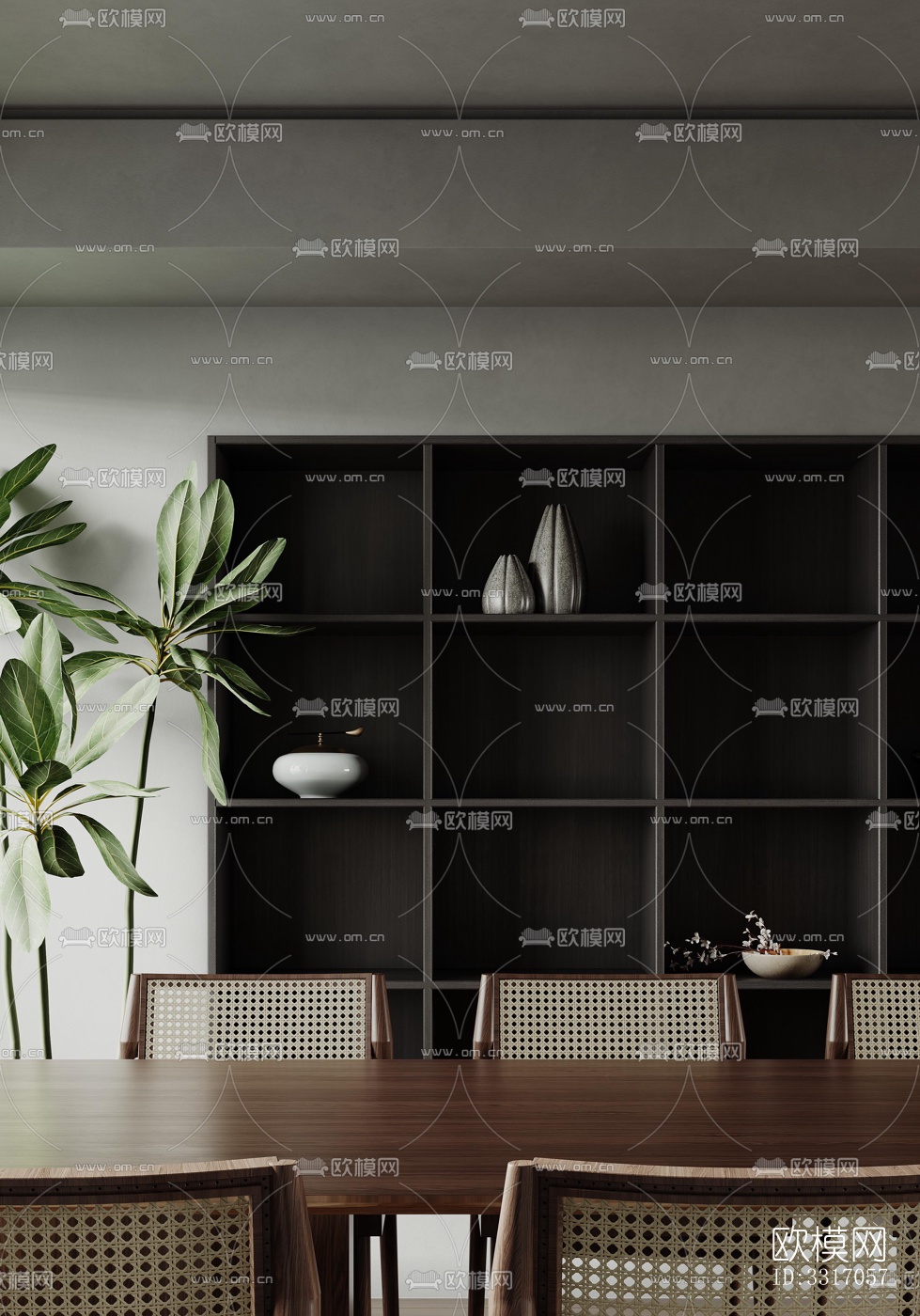 现代客厅效果图下载（渲染图1）