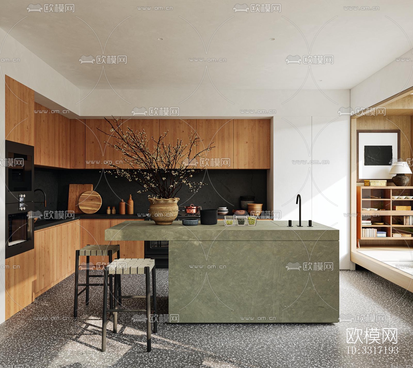 现代客厅效果图下载（渲染图18）