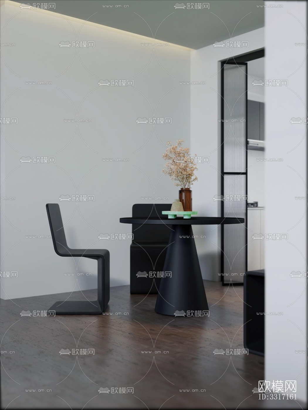 现代客厅效果图下载（渲染图2）