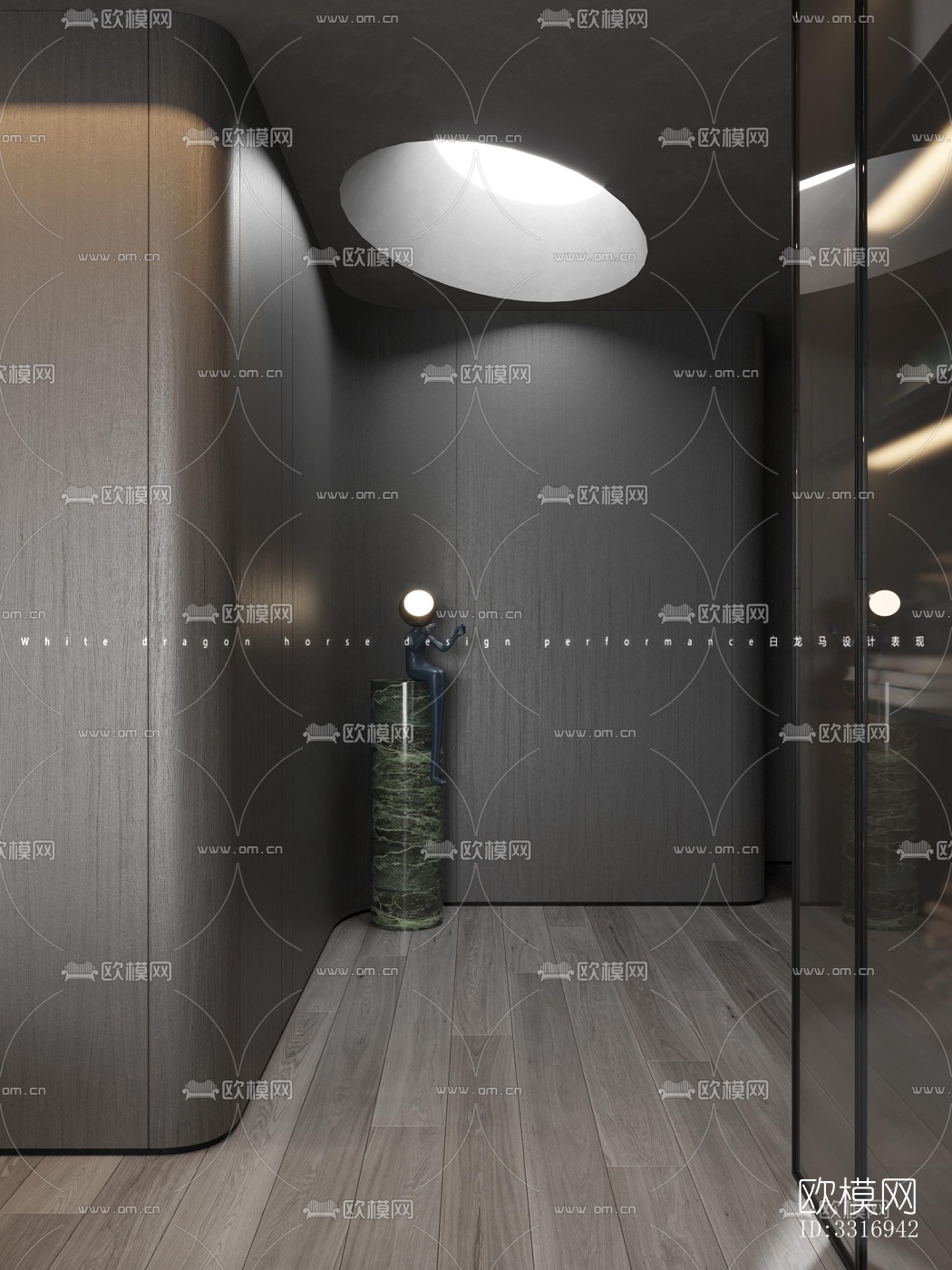 现代客厅效果图下载（渲染图6）