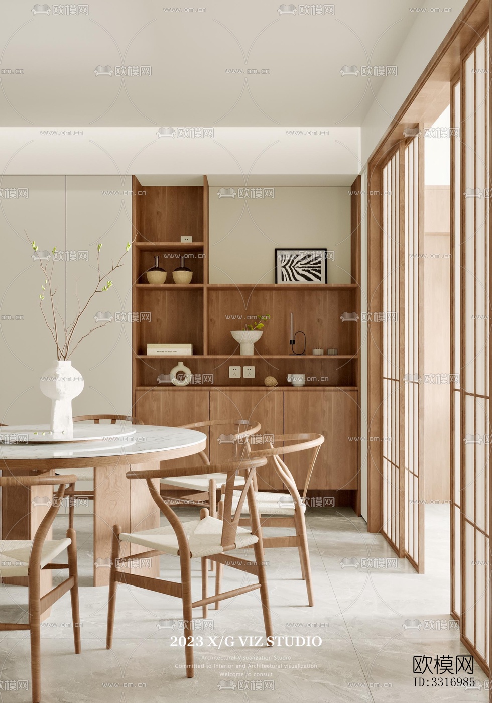 现代客厅效果图下载（渲染图9）