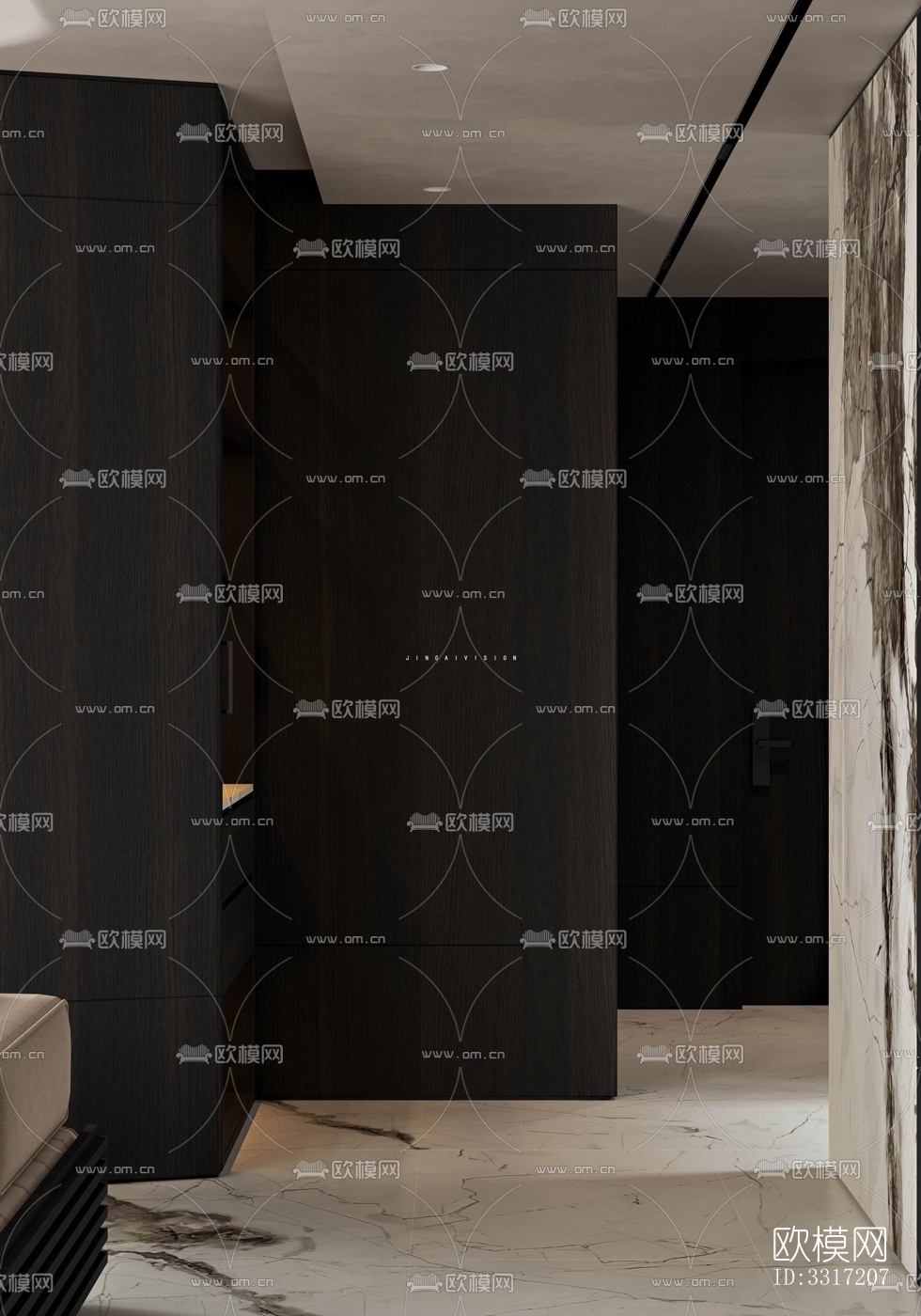 现代客厅效果图下载（渲染图1）