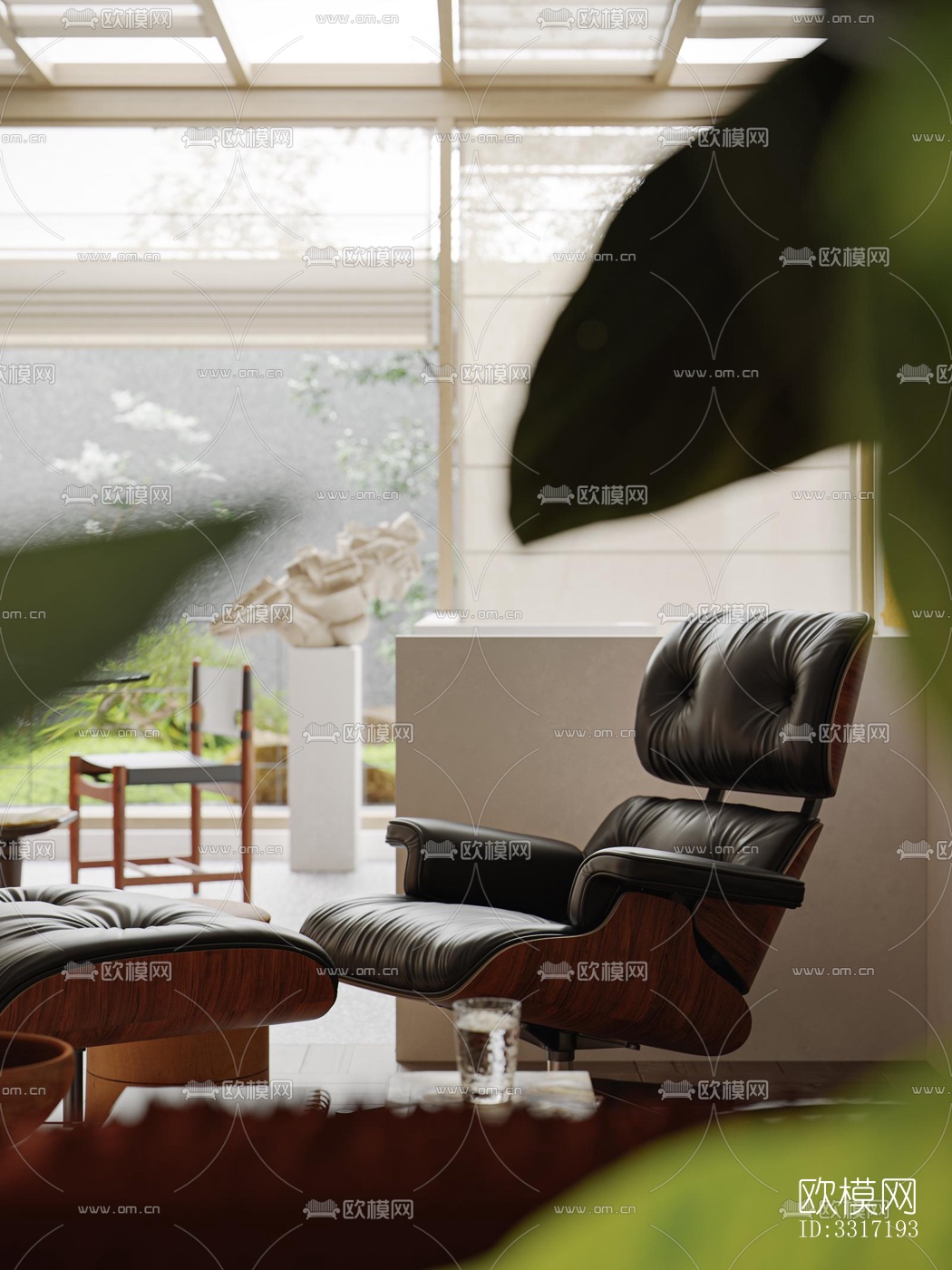 现代客厅效果图下载（渲染图1）