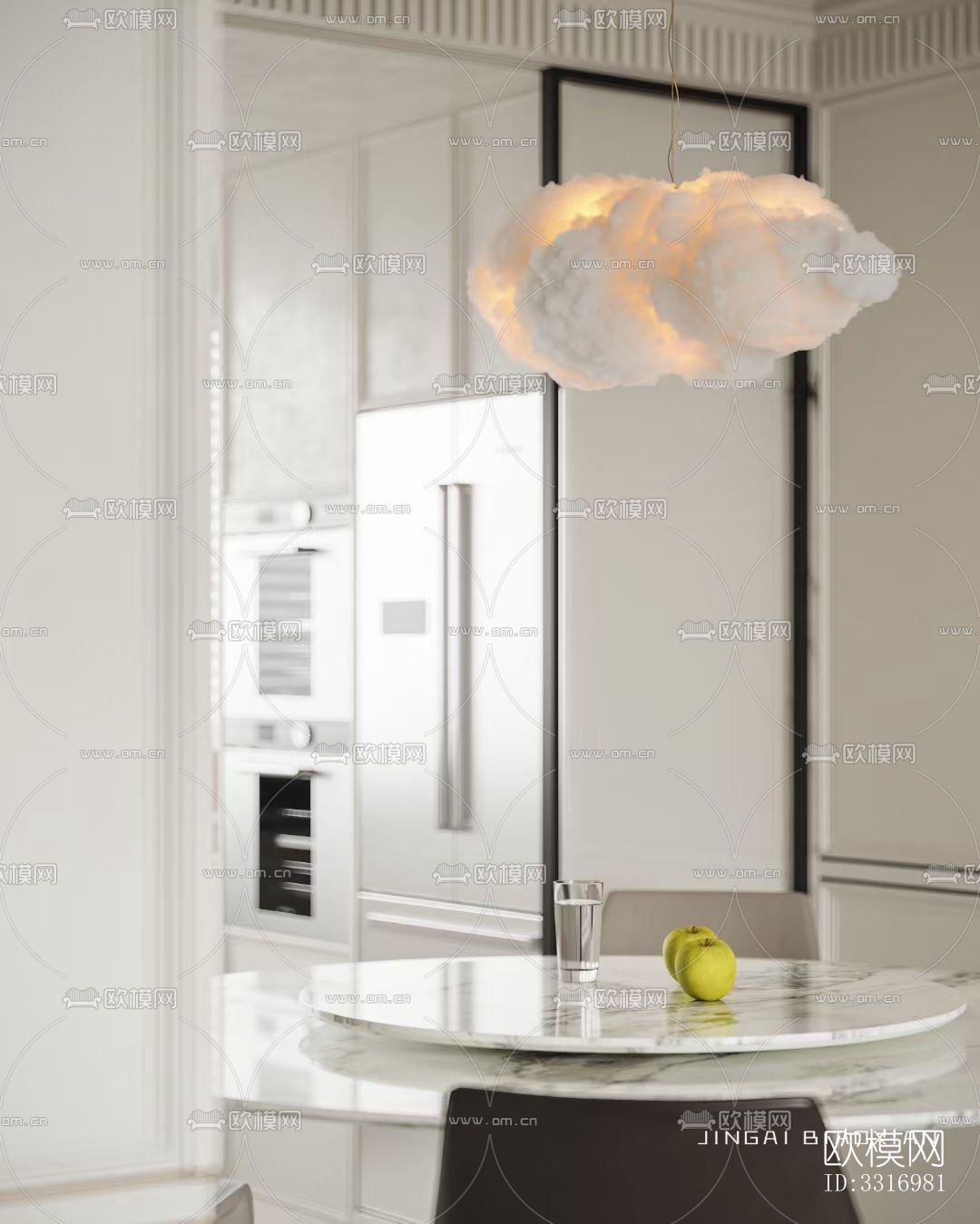 现代客厅效果图下载（渲染图7）