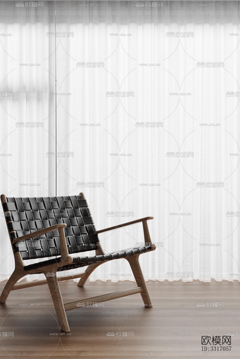 现代客厅效果图下载（渲染图3）