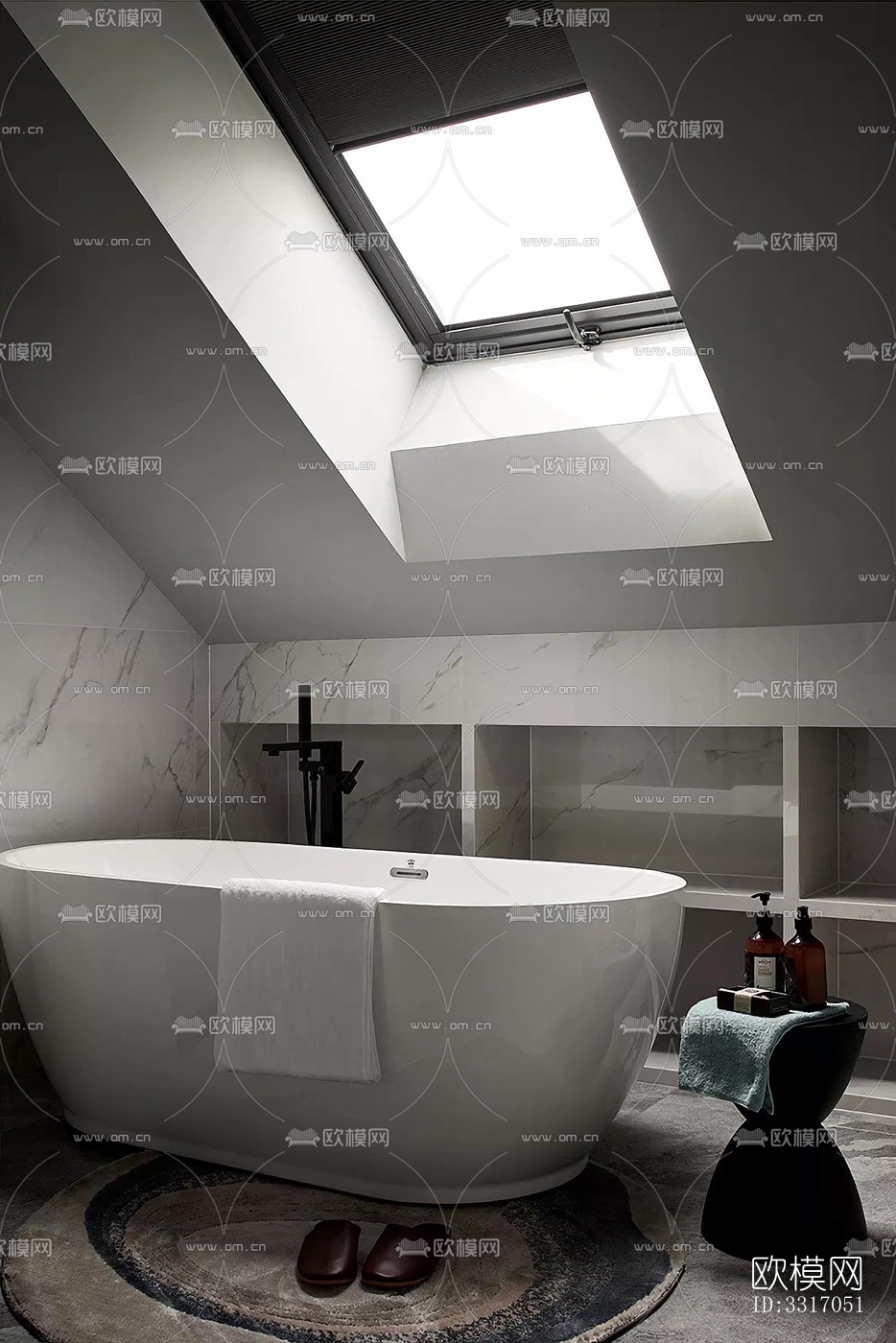 现代客厅效果图下载（渲染图3）