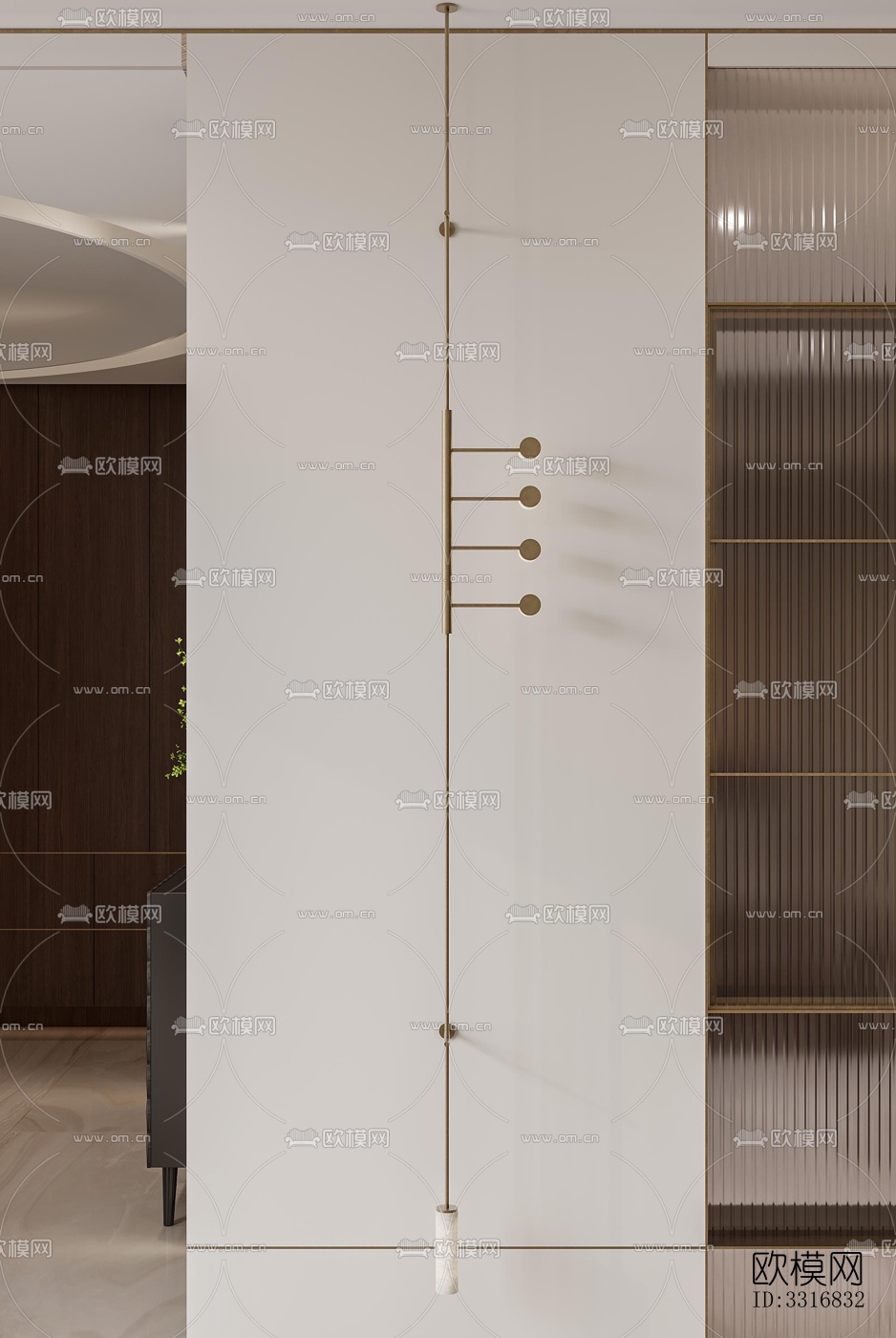 现代客厅效果图下载（渲染图10）