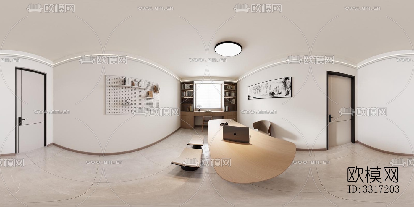 现代客厅效果图下载（渲染图3）