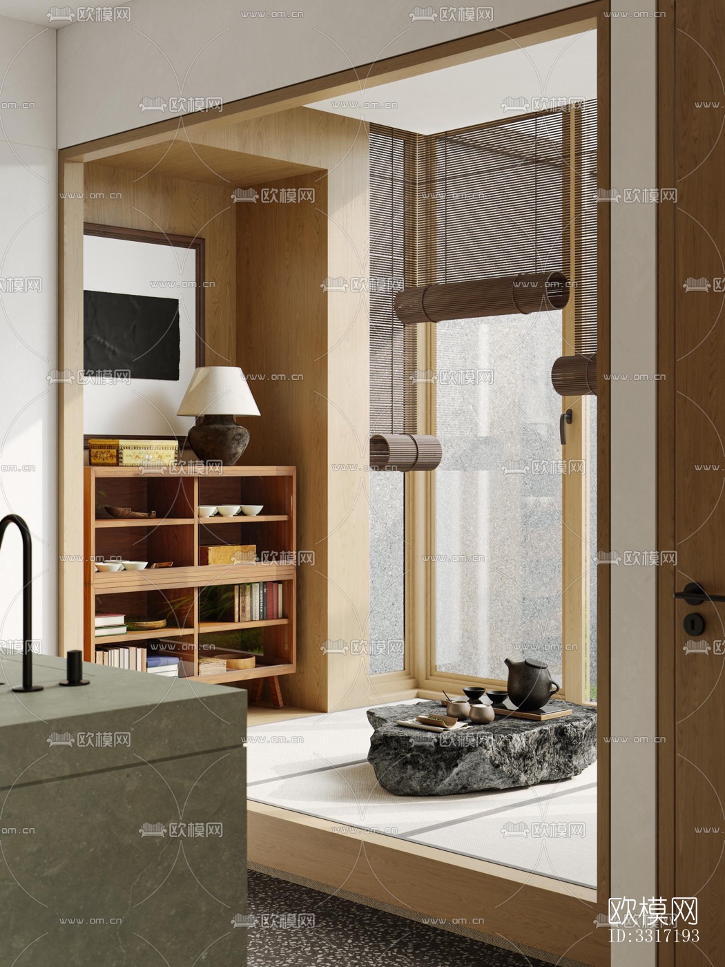 现代客厅效果图下载（渲染图6）