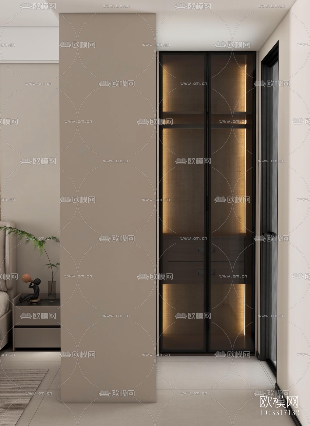 现代客厅效果图下载（渲染图5）