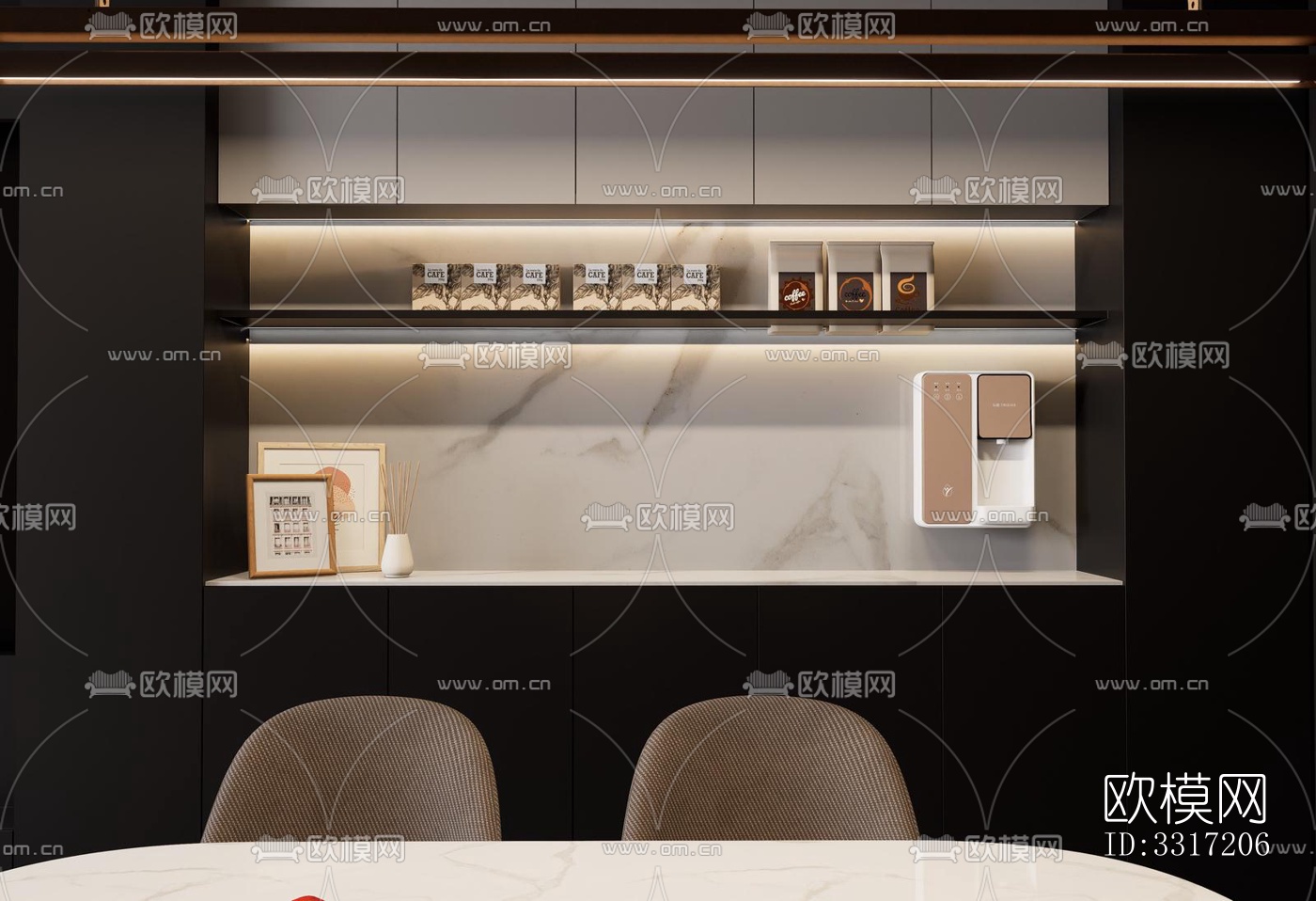 现代客厅效果图下载（渲染图5）