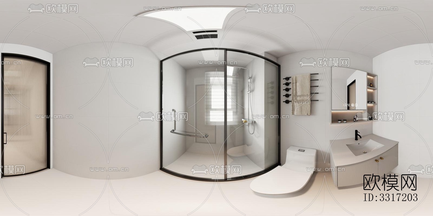 现代客厅效果图下载（渲染图5）