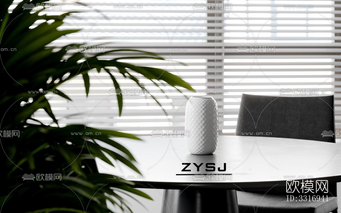 现代客厅效果图下载（渲染图8）