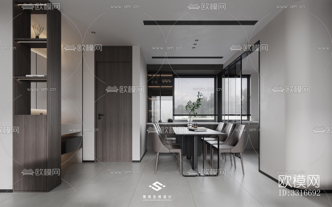 现代客厅效果图下载（渲染图5）