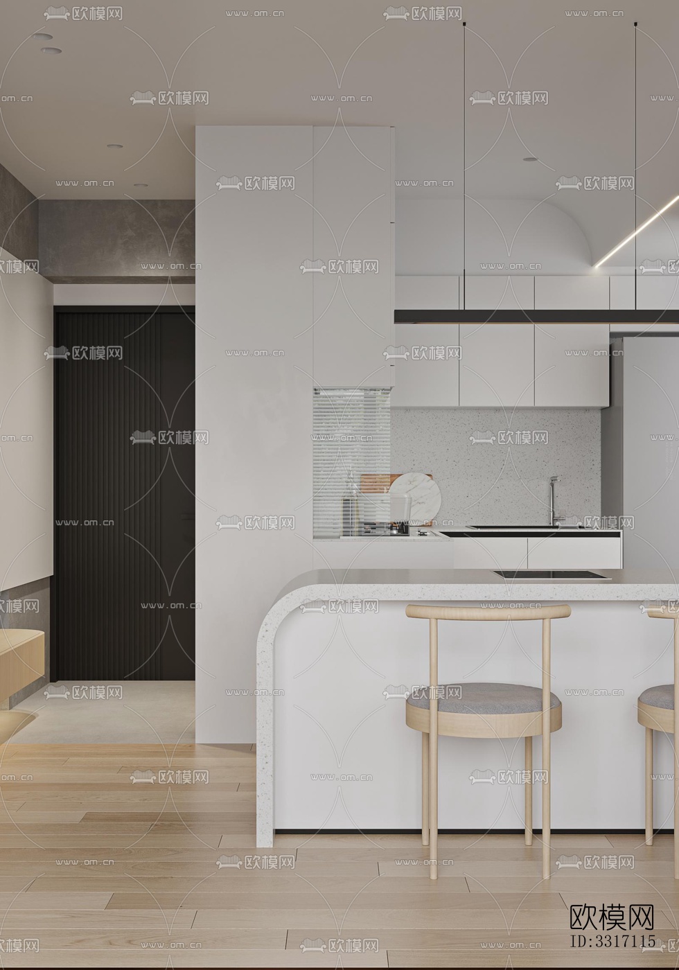 现代客厅效果图下载（渲染图5）