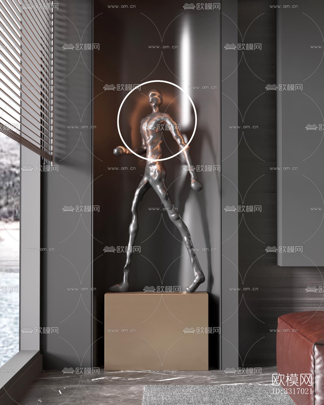 现代客厅效果图下载（渲染图6）