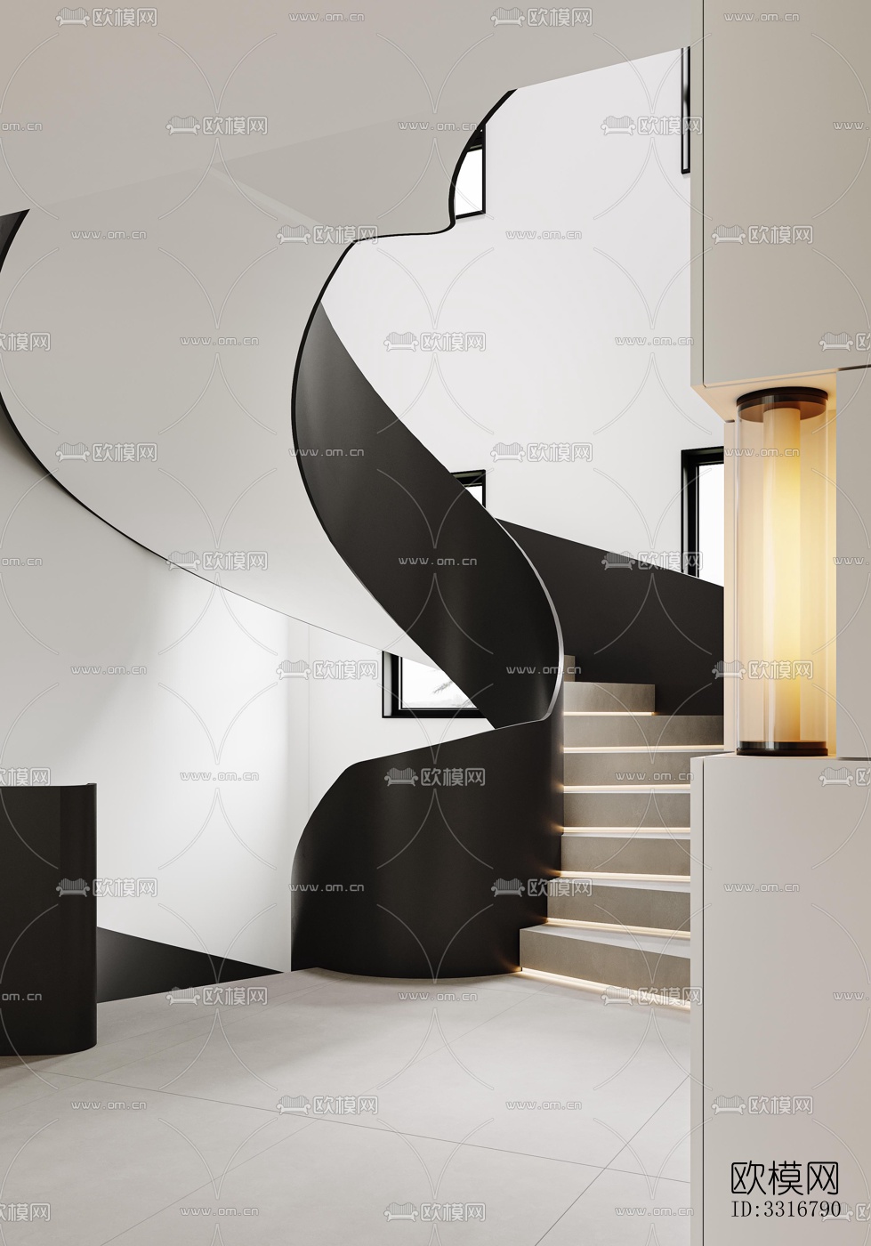 现代客厅效果图下载（渲染图6）