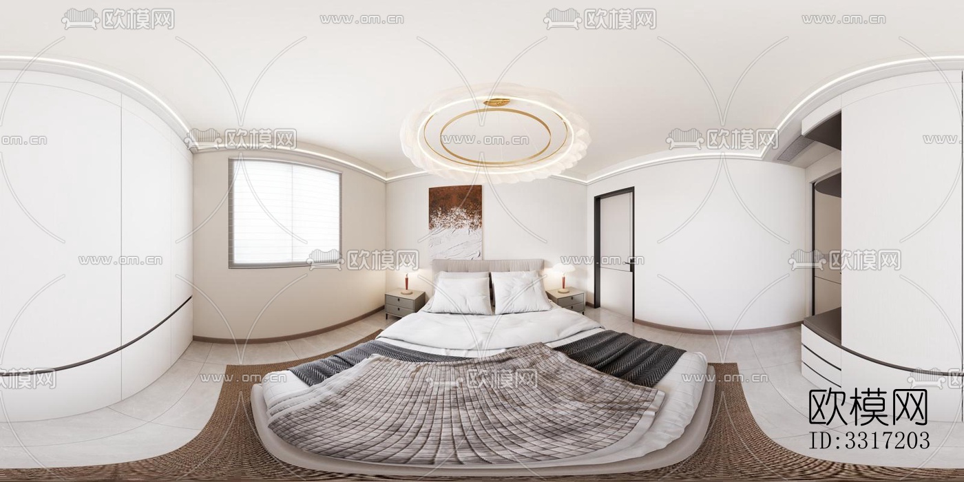 现代客厅效果图下载（渲染图2）