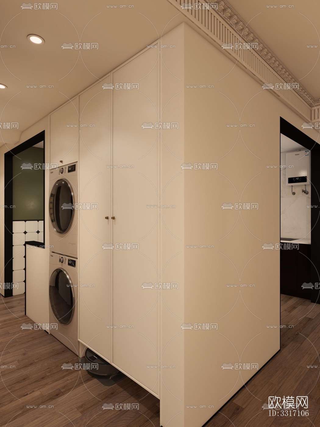 现代客厅效果图下载（渲染图1）