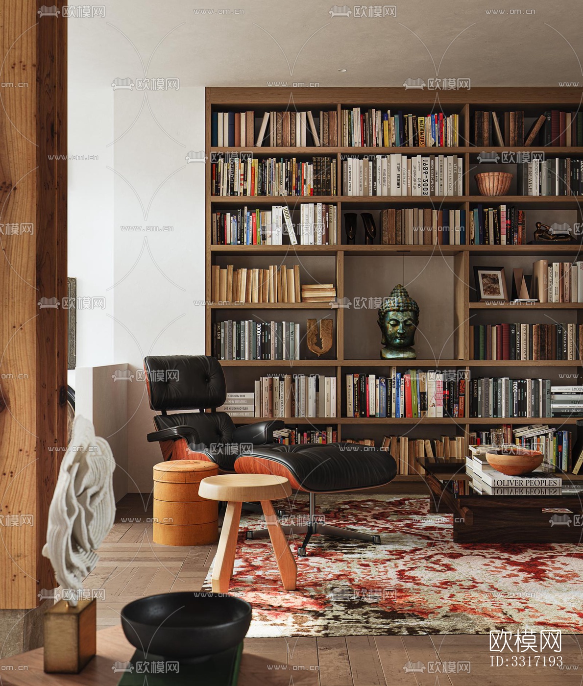 现代客厅效果图下载（渲染图16）