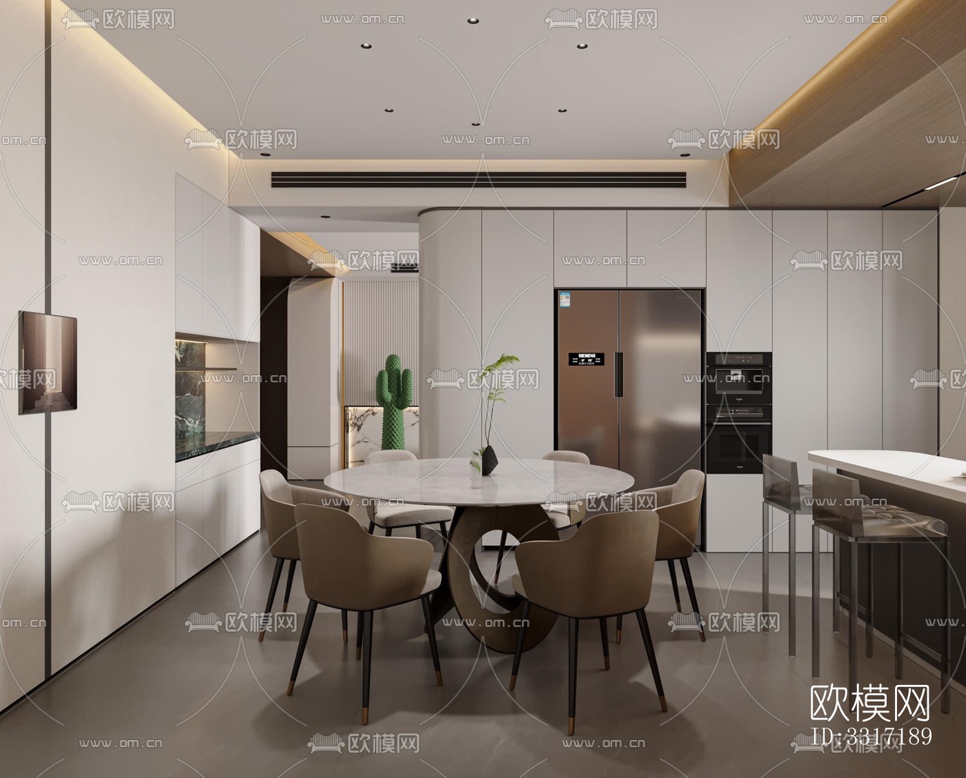 现代客厅效果图下载（渲染图6）