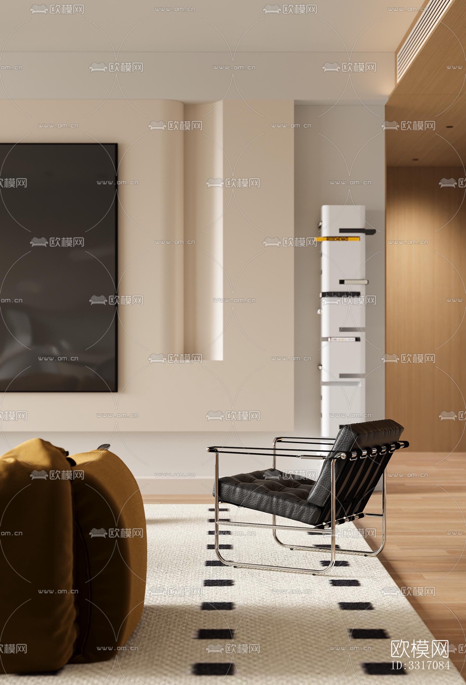 现代客厅效果图下载（渲染图9）