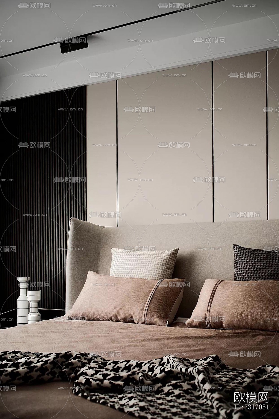 现代客厅效果图下载（渲染图4）