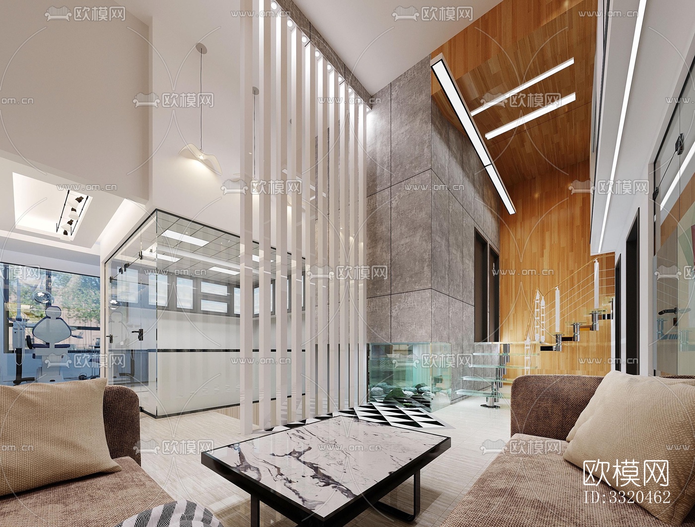 现代医院效果图下载（渲染图14）