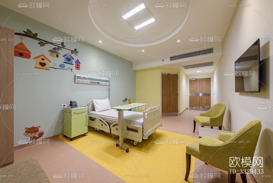 现代医院效果图下载（渲染图7）