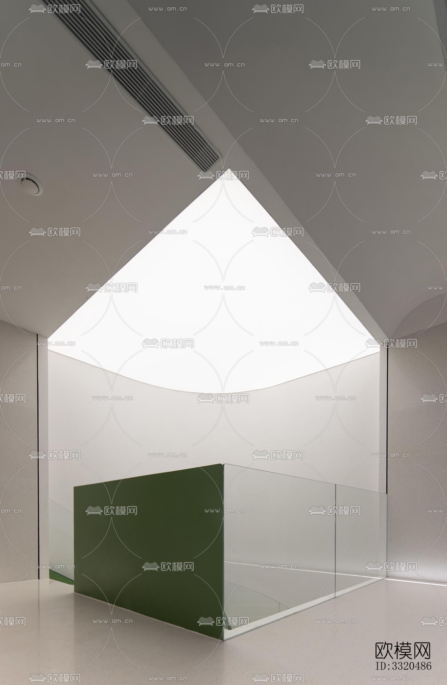 现代医院效果图下载（渲染图10）