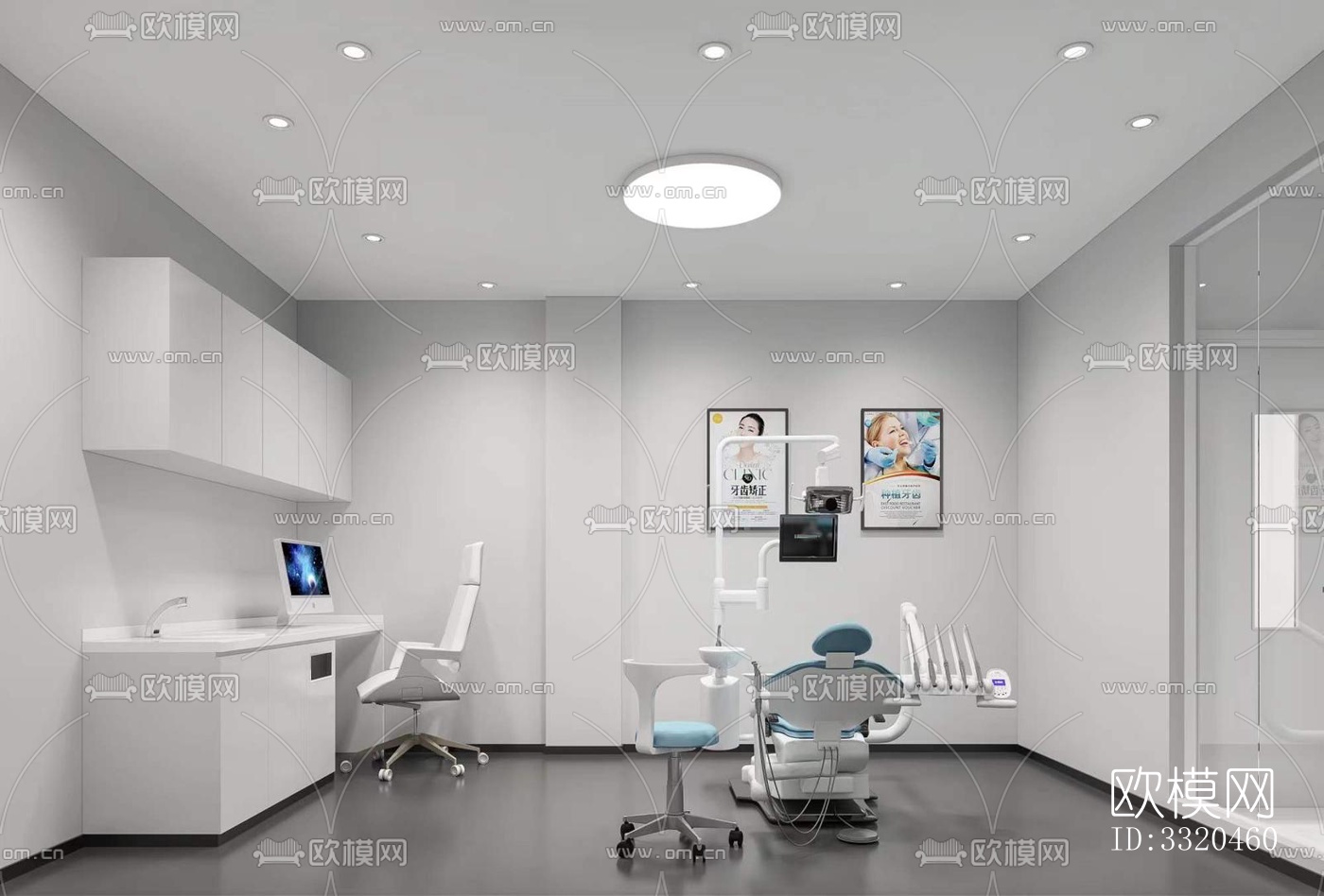 现代医院效果图下载（渲染图6）