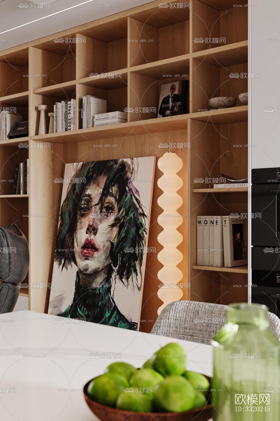 现代客厅效果图下载（渲染图2）