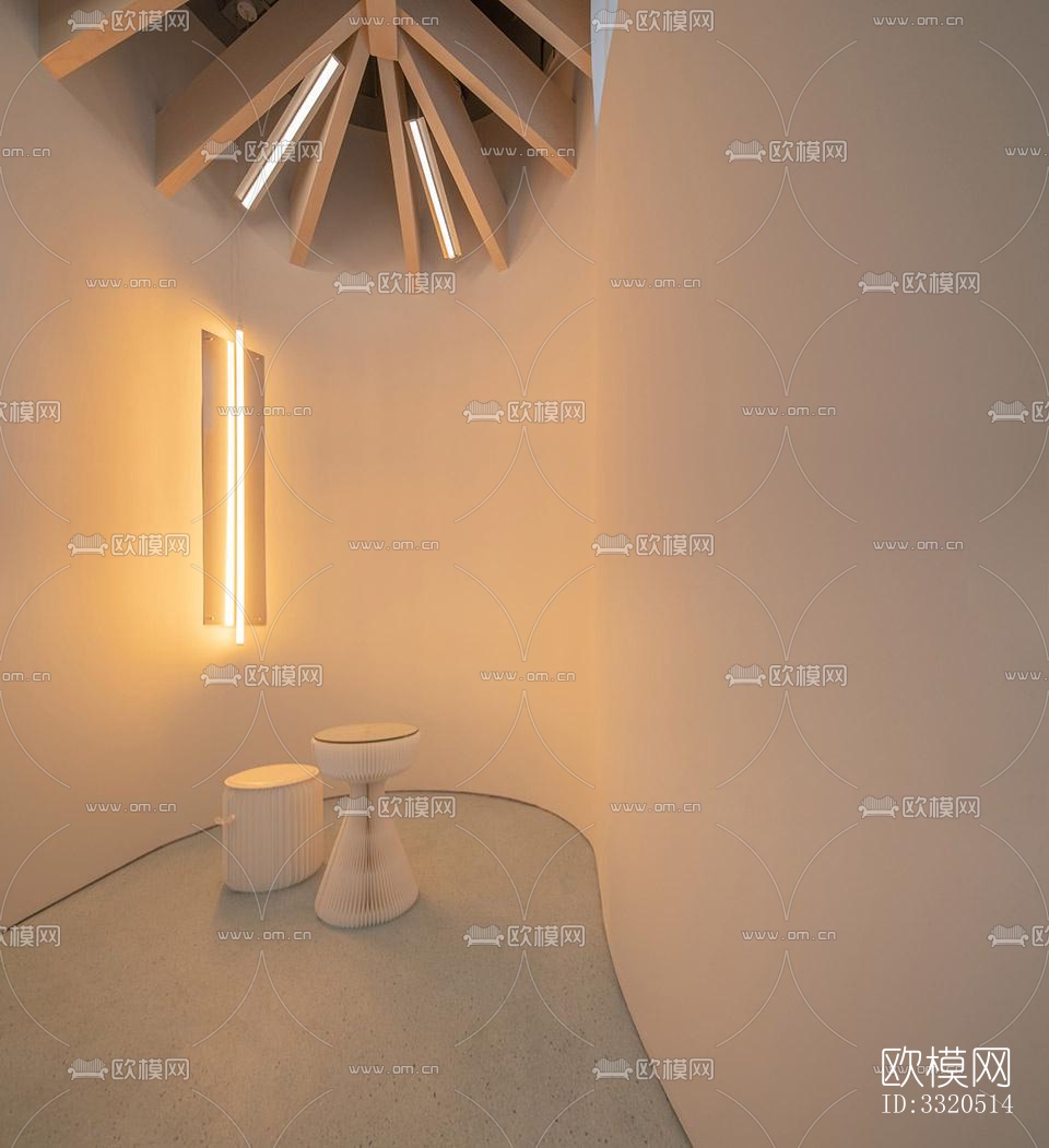 原木风咖啡奶茶效果图下载（渲染图5）