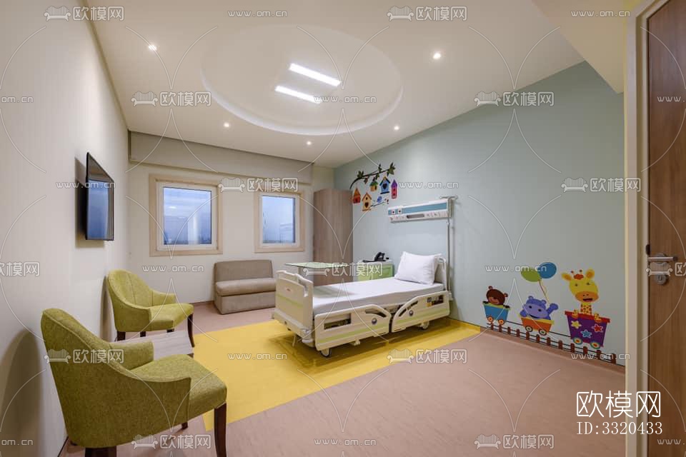 现代医院效果图下载（渲染图8）