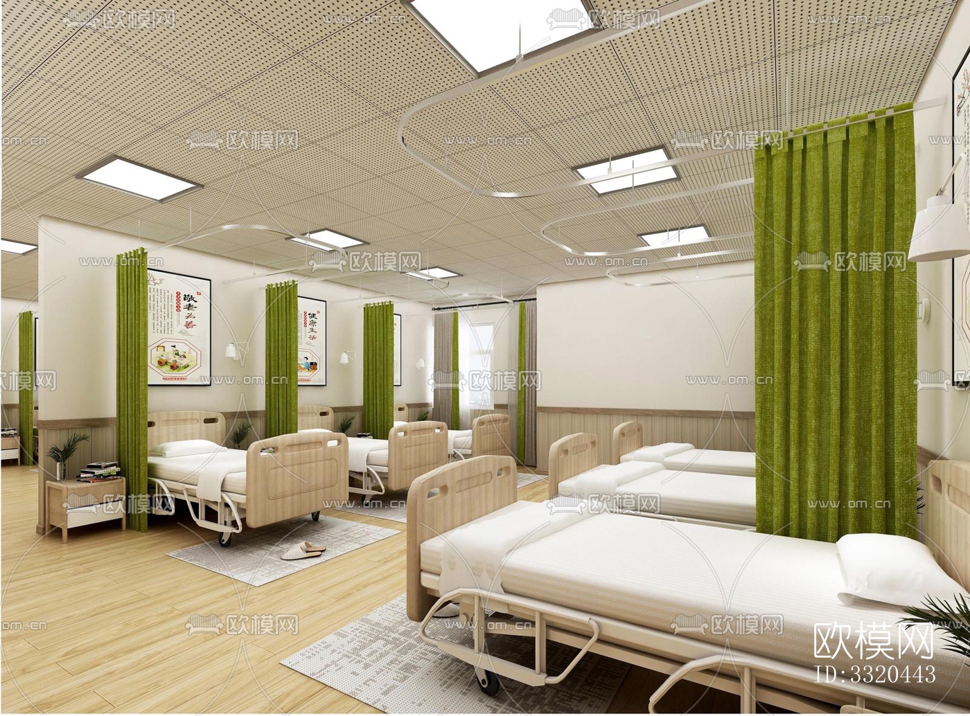 现代医院效果图下载（渲染图9）