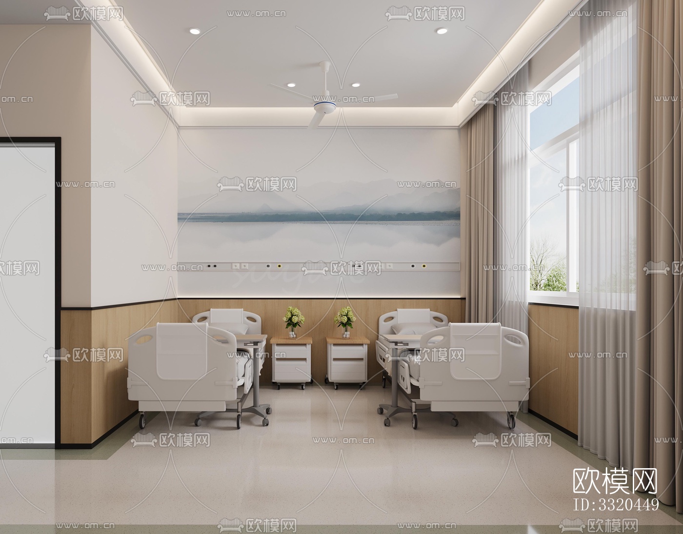 现代医院效果图下载（渲染图5）