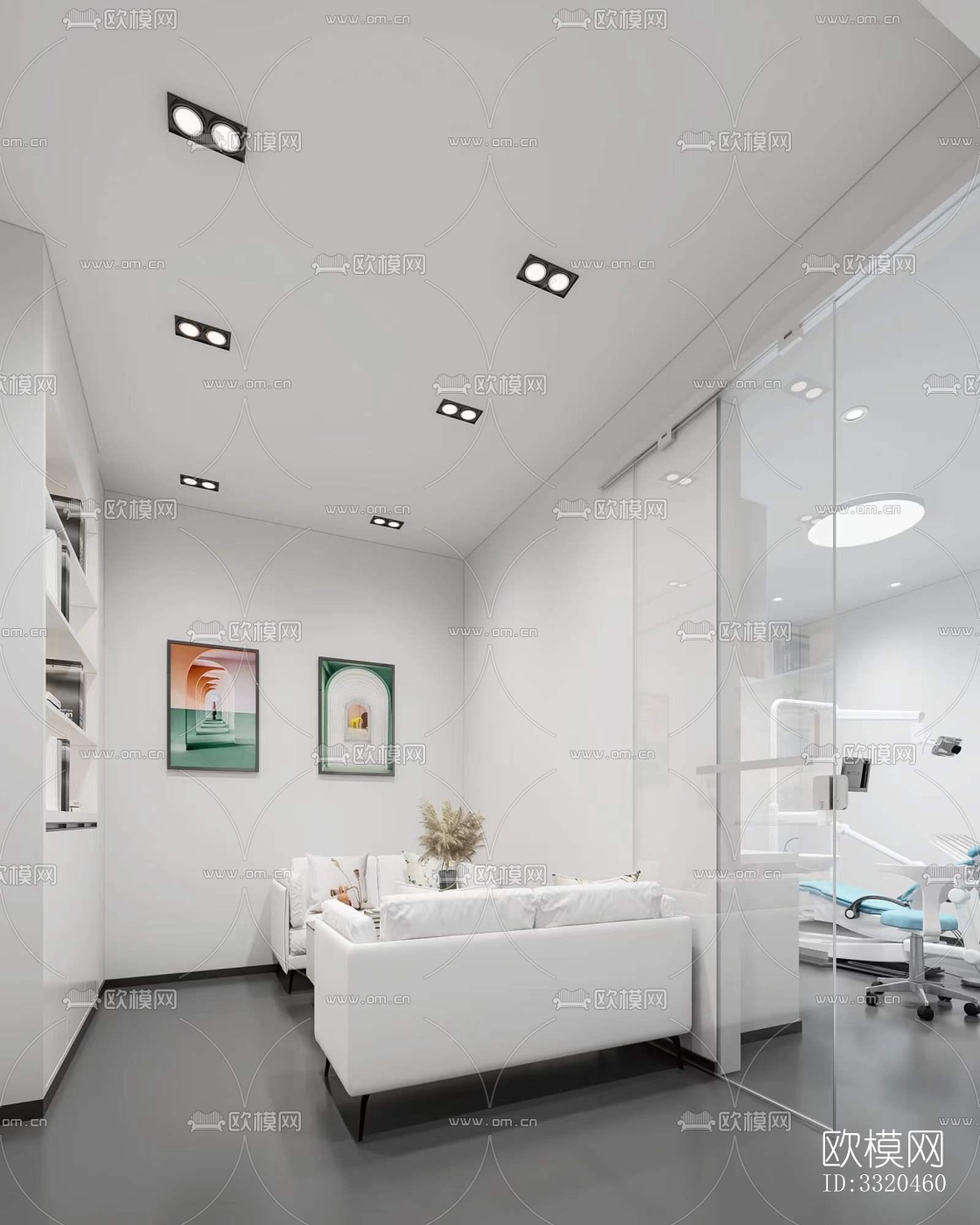 现代医院效果图下载（渲染图5）