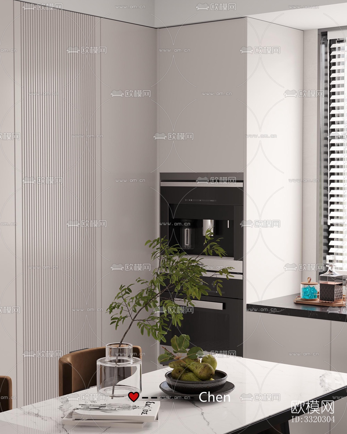 现代客厅效果图下载（渲染图5）