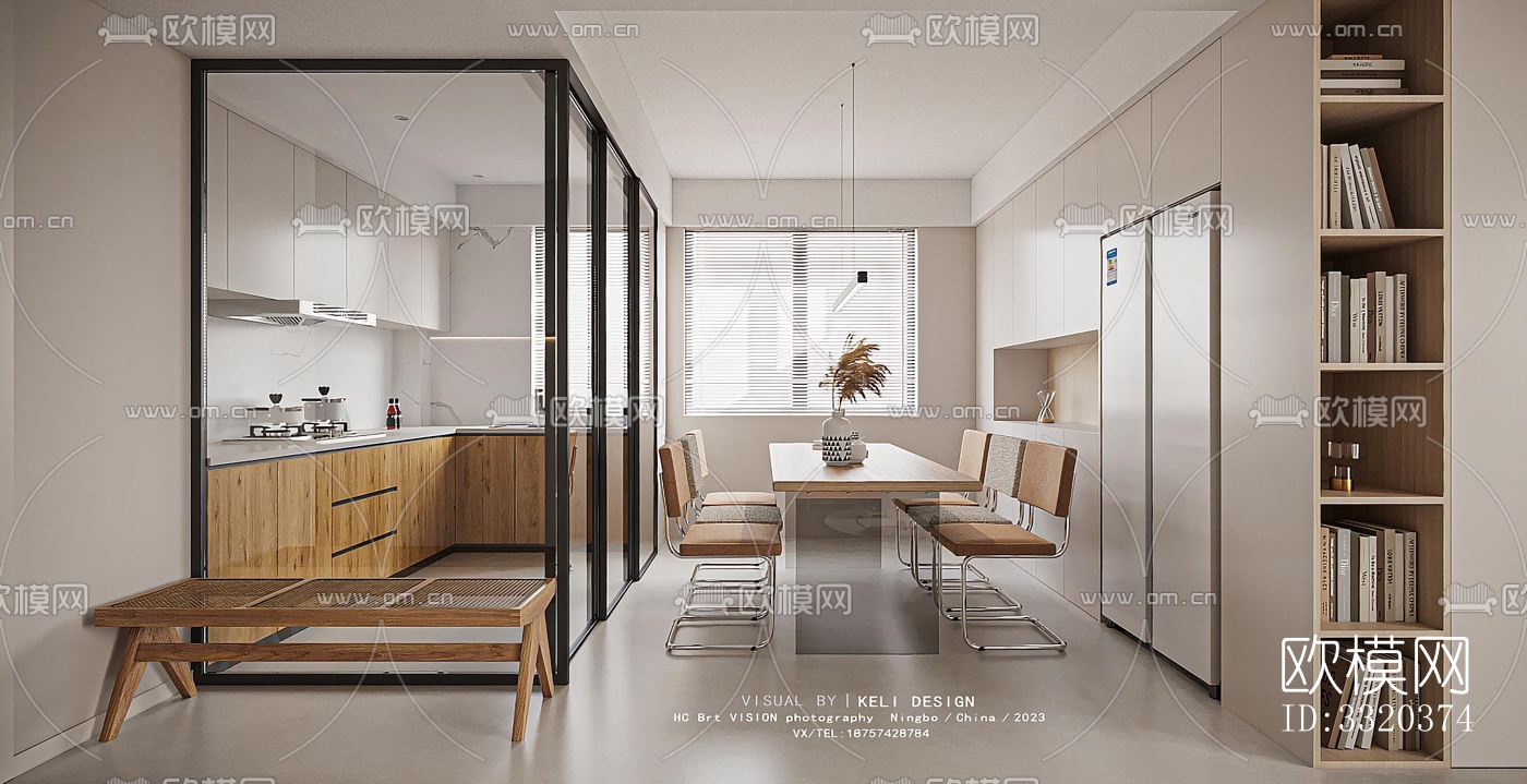 现代客厅效果图下载（渲染图5）