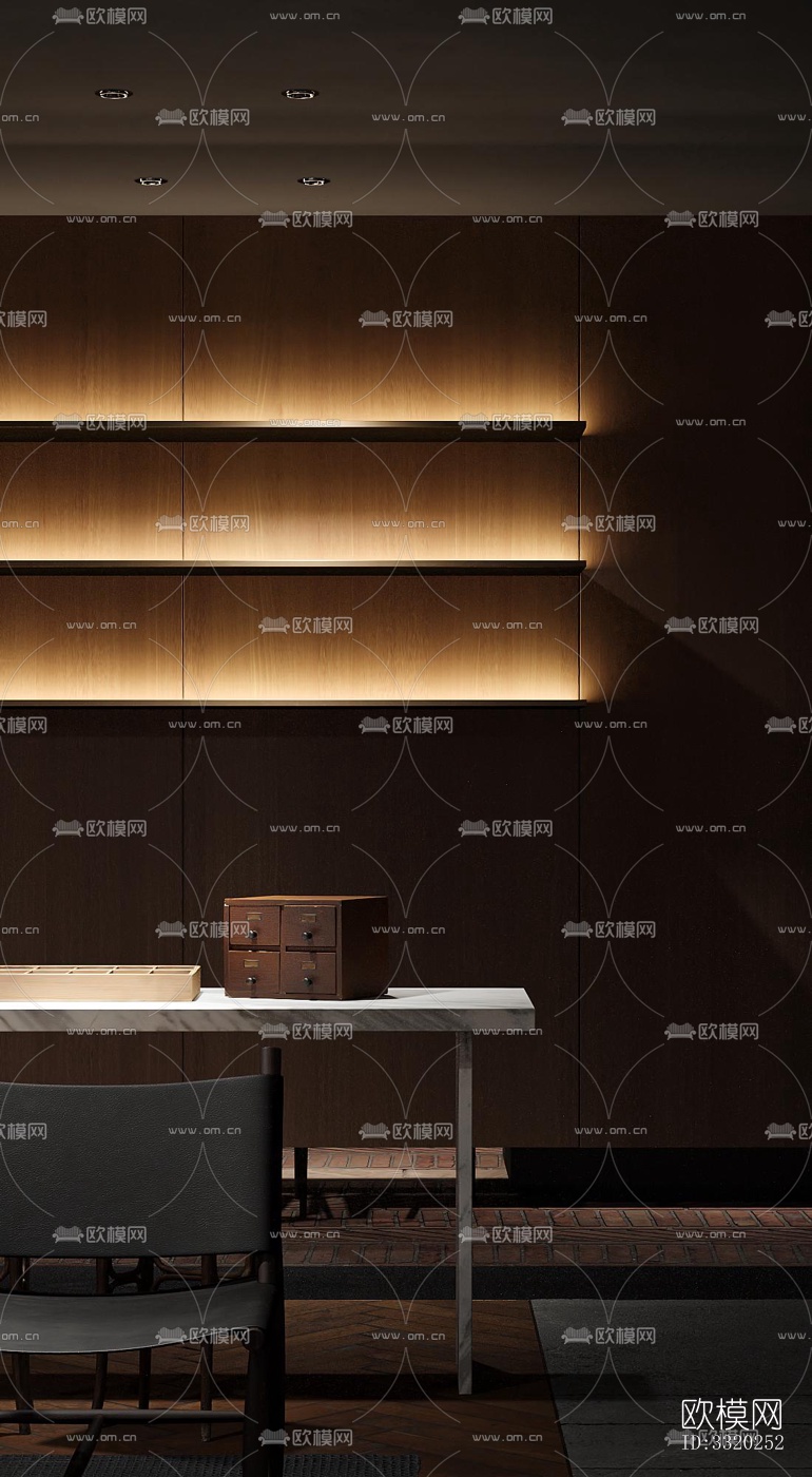 现代客厅效果图下载（渲染图5）