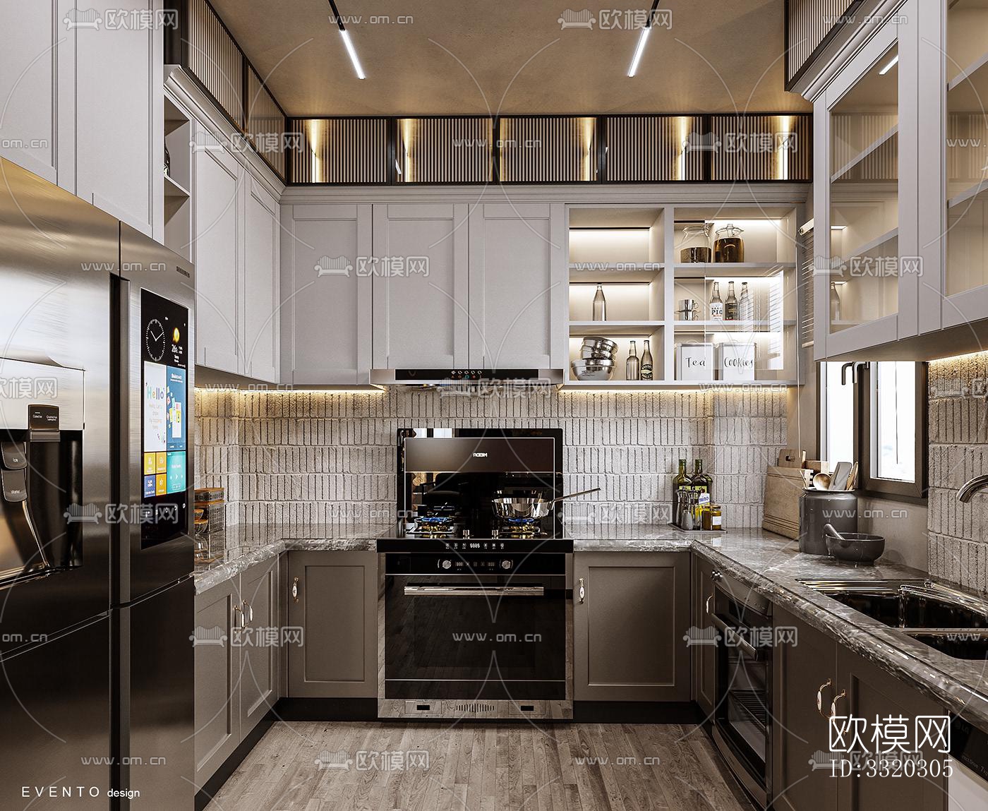 现代客厅效果图下载（渲染图9）