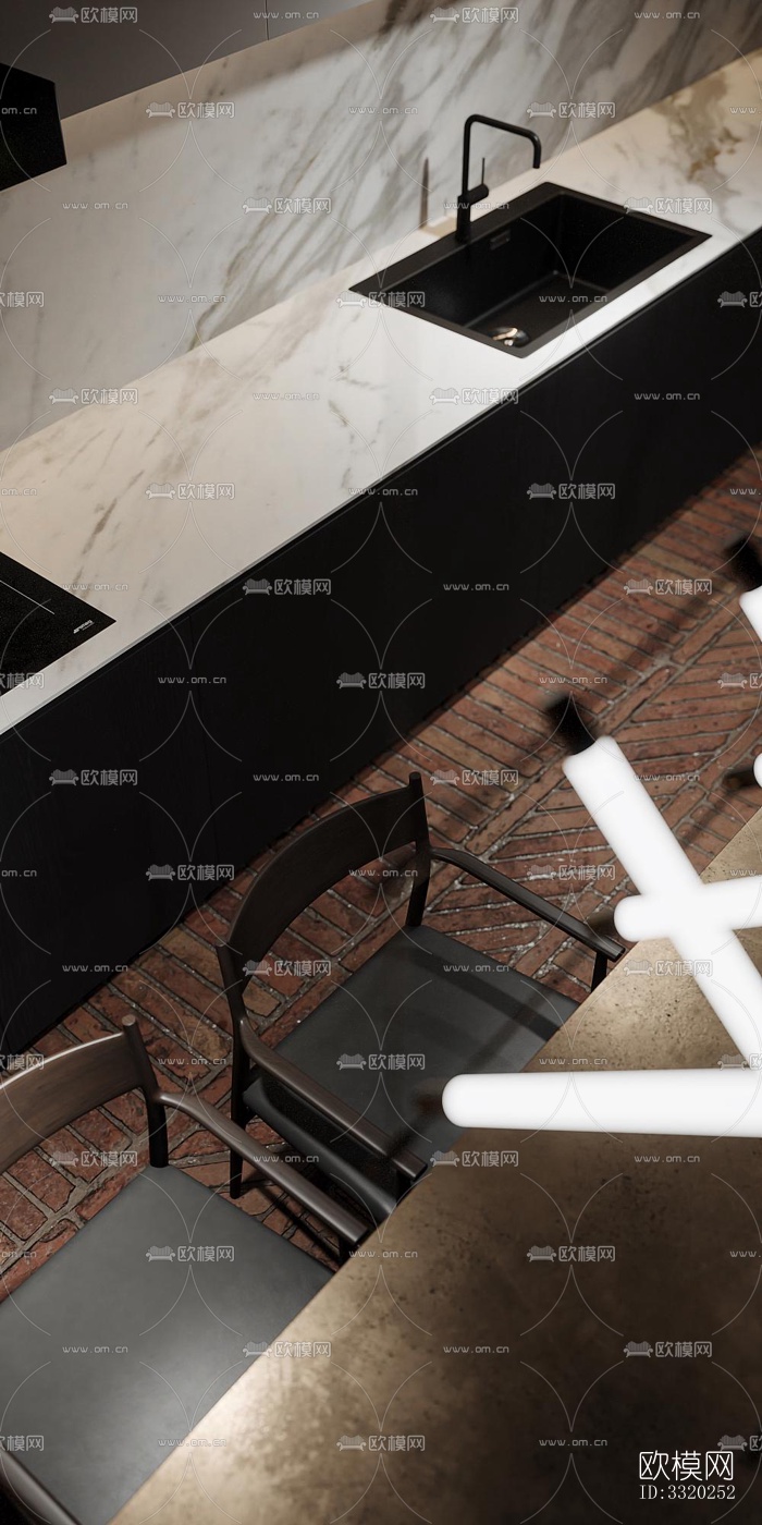 现代客厅效果图下载（渲染图13）