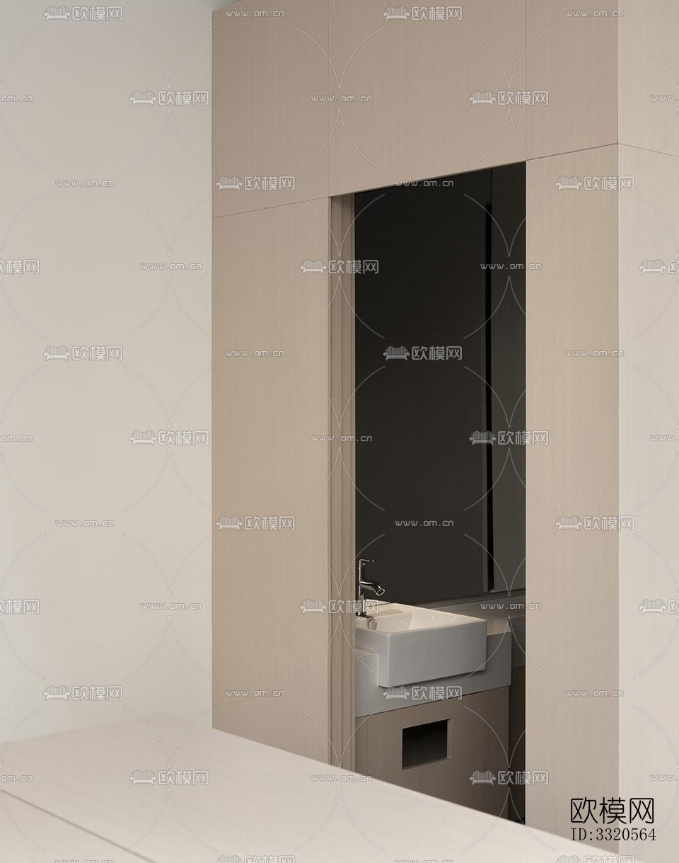 现代咖啡奶茶效果图下载（渲染图2）