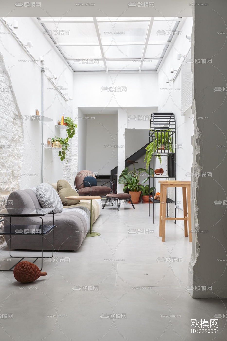 北欧展览展厅效果图下载（渲染图10）