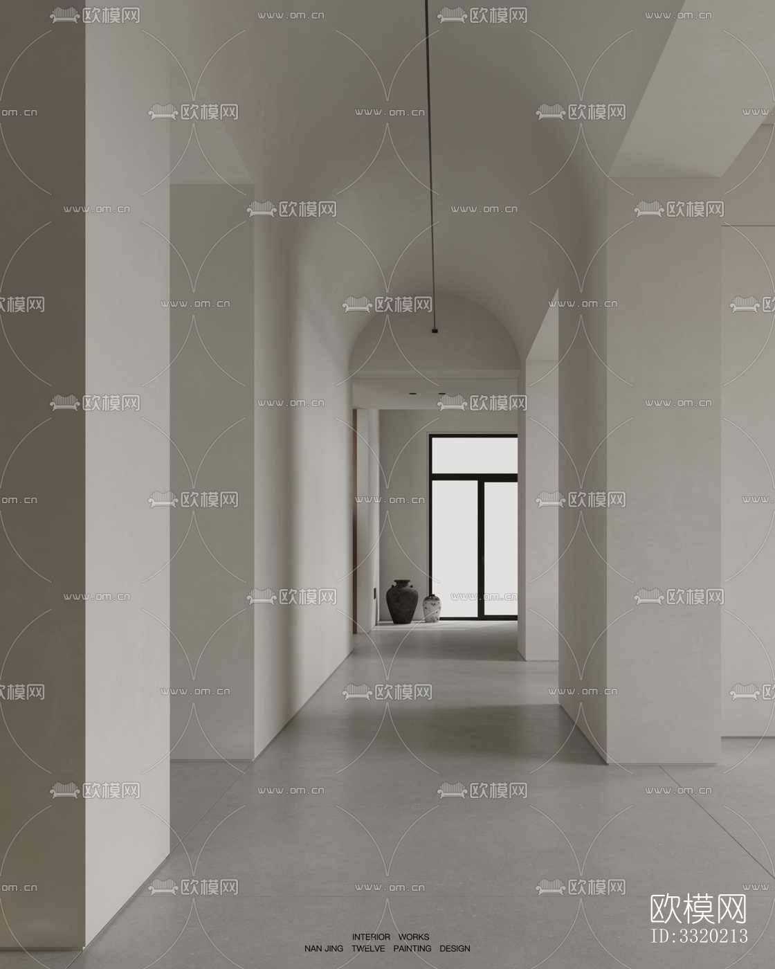 现代客厅效果图下载（渲染图5）